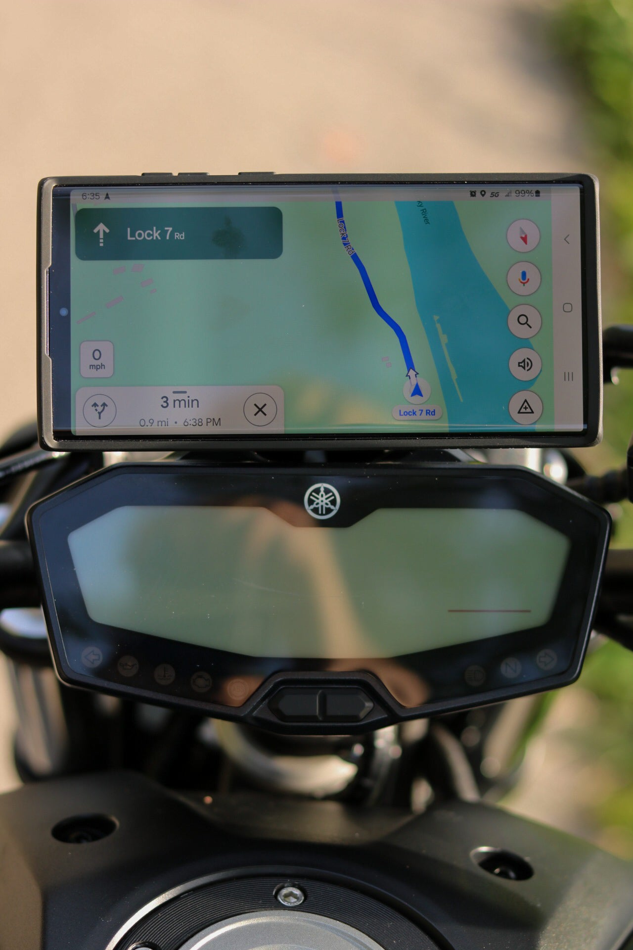 MT-07 / FZ-07 Quad Lock Phone Mount Bracket | 2014-2022 and 2023 Pure Yamaha MT-07/FZ-07 Accessories