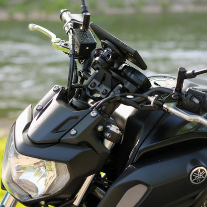 MT-07 / FZ-07 Quad Lock Phone Mount Bracket | 2014-2022 and 2023 Pure Yamaha MT-07/FZ-07 Accessories