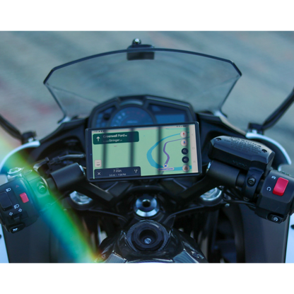 Ninja 650 Quad Lock Phone Mount Bracket | 2017–2025 Kawasaki Ninja 650 Accessories
